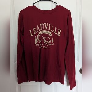 Womens Long Sleeve Shirt - Red